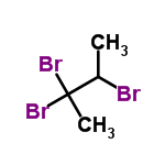 C4H7Br3 structure