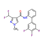 C18H12F5N3O structure